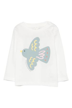 tshirt in cotone bianco STELLA McCARTNEY KIDS | TX8080Z0434101